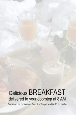 Options de petit-déjeuner proposées aux clients de l'établissement MONTMARTRE ROMANTIC, Bed & Breakfast - Paris