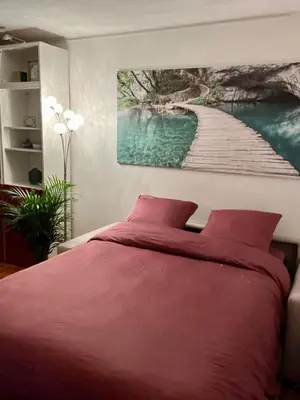 Un ou plusieurs lits dans un hébergement de l'établissement Spacious & Cozy 30 m2 Studio near Eiffel Tower
