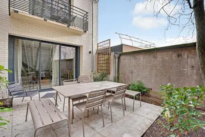 Balcon ou terrasse dans l'établissement Spacious house 4BDR 7P - Boulogne Billancourt
