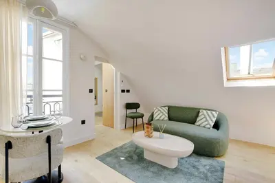 Salle de bains dans l'établissement Apt a c 1BR 2P - Saint-Lazare Les Champs Elysée