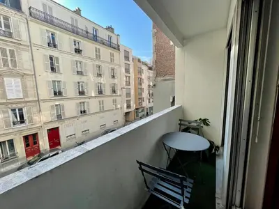 Balcon ou terrasse dans l'établissement Tour Eiffel Abbe Groult Lecourbe