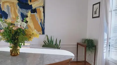 Plan de l'établissement Appartement haussmannien canal Saint Martin