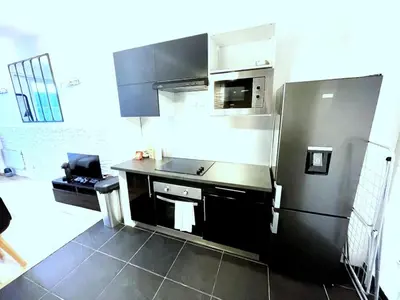 Cuisine ou kitchenette dans l'établissement Bercy Arena