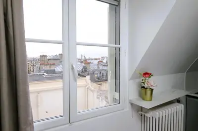 Balcon ou terrasse dans l'établissement Studio - Tour Eiffel - Trocadéro