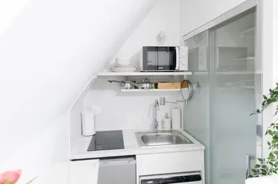 Cuisine ou kitchenette dans l'établissement Studio - Tour Eiffel - Trocadéro