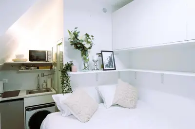 Cuisine ou kitchenette dans l'établissement Studio - Tour Eiffel - Trocadéro