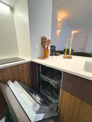 Cuisine ou kitchenette dans l'établissement Elegant 1BR Monthly Rental near Place Vendôme