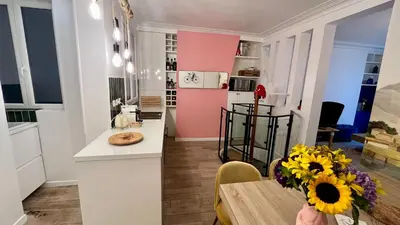 Cuisine ou kitchenette dans l'établissement Paris Montmartre - Abbesses