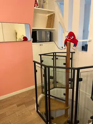 Cuisine ou kitchenette dans l'établissement Paris Montmartre - Abbesses