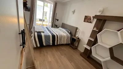 Un ou plusieurs lits dans un hébergement de l'établissement Paris Montmartre - Abbesses