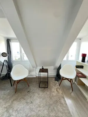 Coin salon dans l'établissement Apartment in Paris 16th arrondissement Exelmans Auteuil