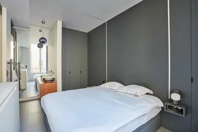 Un ou plusieurs lits dans un hébergement de l'établissement Charming apartment - 1BR 2P - In the heart of Le Marais