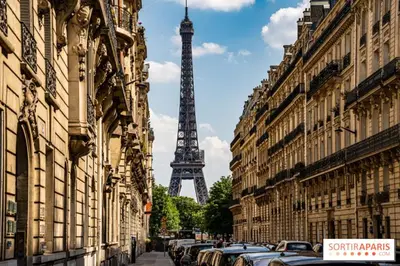 Vue générale sur Levallois-Perret ou vue de la ville depuis l'appartement