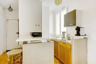 Cuisine ou kitchenette dans l'établissement Paris City Center Vibrant
