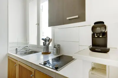 Cuisine ou kitchenette dans l'établissement Paris City Center Vibrant