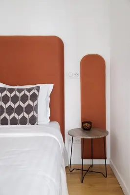 Un ou plusieurs lits dans un hébergement de l'établissement Apartment with AC - 2BDR-6PAX - Champs Élysées