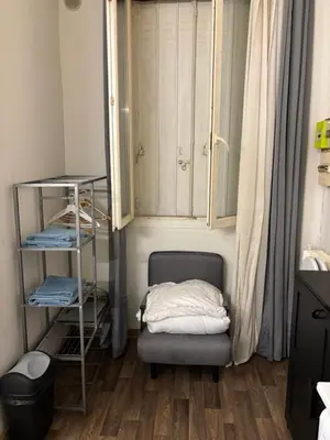 Un ou plusieurs lits dans un hébergement de l'établissement Bien venu au studio B