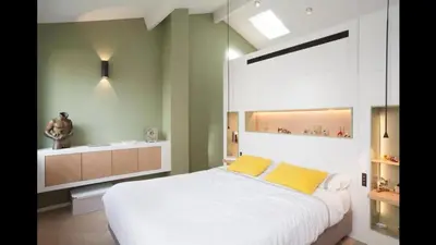 Un ou plusieurs lits dans un hébergement de l'établissement Unique House in the 16