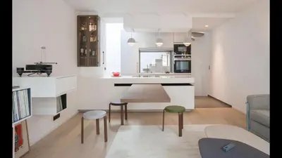 Cuisine ou kitchenette dans l'établissement Unique House in the 16