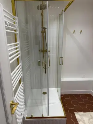 Salle de bains dans l'établissement Élégant appartement Paris 17