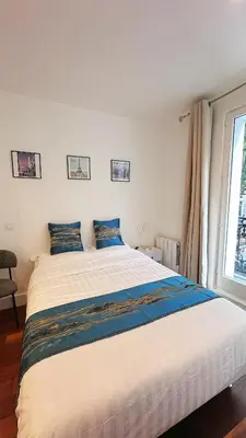 Un ou plusieurs lits dans un hébergement de l'établissement Le cœur du Paris, Centre Pompidou, Marais