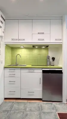 Cuisine ou kitchenette dans l'établissement Le cœur du Paris, Centre Pompidou, Marais