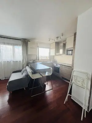 Un ou plusieurs lits dans un hébergement de l'établissement Appartement stunning view Paris