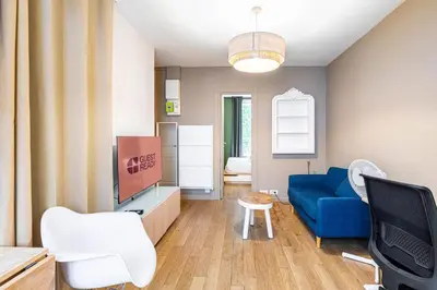Coin salon dans l'établissement GuestReady - Elegant stay near Sacré-Cœur