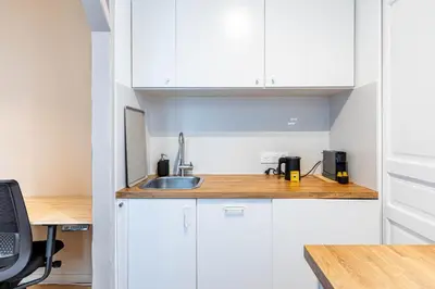 Cuisine ou kitchenette dans l'établissement GuestReady - Elegant stay near Sacré-Cœur