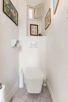 Salle de bains dans l'établissement Appartement confortable à Paris de 50 m²