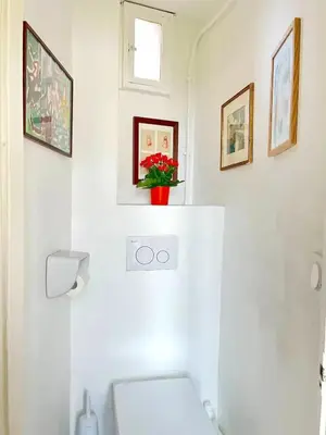 Salle de bains dans l'établissement Appartement confortable à Paris de 50 m²