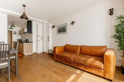 Cuisine ou kitchenette dans l'établissement Practical Flat, Paris X