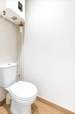 Salle de bains dans l'établissement Practical Flat, Paris X