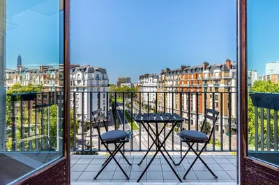 Balcon ou terrasse dans l'établissement GuestReady - Elegant stay with private balcony