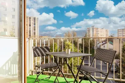 Balcon ou terrasse dans l'établissement Cocooning 7mn Metro Proche Paris