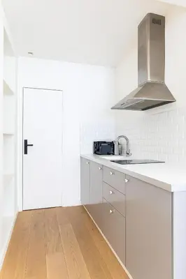 Cuisine ou kitchenette dans l'établissement Practical Studio, Montparnasse