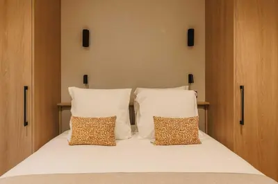 Un ou plusieurs lits dans un hébergement de l'établissement Elegant apartment - 1BR- 4P- Trocadéro