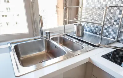 Cuisine ou kitchenette dans l'établissement Cosy apartment - Montrouge