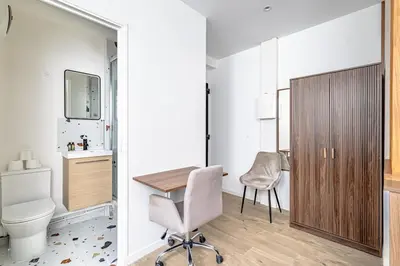 Salle de bains dans l'établissement CharmeParisien #2 Personnes # Studio # 19e