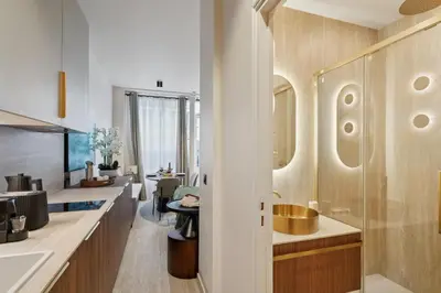 Salle de bains dans l'établissement Lavie Maison Elevated Stay by the Eiffel Tower