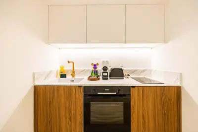 Cuisine ou kitchenette dans l'établissement 7#Newsuite#4 people#Saint Germain#Notre-Dame