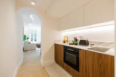 Cuisine ou kitchenette dans l'établissement 7#Newsuite#4 people#Saint Germain#Notre-Dame