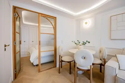 Un ou plusieurs lits dans un hébergement de l'établissement 8#New suite 4 people - Saint-Germain Notre-Dame