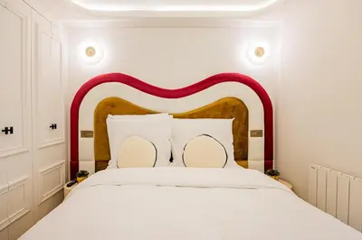 Un ou plusieurs lits dans un hébergement de l'établissement 8#New suite 4 people - Saint-Germain Notre-Dame