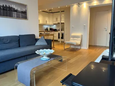 Cuisine ou kitchenette dans l'établissement Grand Appartement confort 4 personnes Montmartre