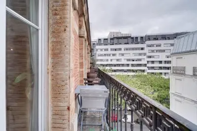 Balcon ou terrasse dans l'établissement Frédérick Lemaitre - CI - Cozy apartment with balcony