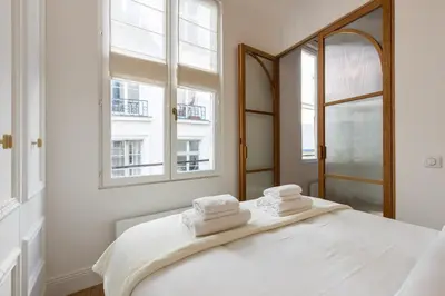 Un ou plusieurs lits dans un hébergement de l'établissement 2#New suite 4 people - Saint-Germain Notre-Dame