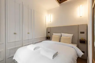 Un ou plusieurs lits dans un hébergement de l'établissement 2#New suite 4 people - Saint-Germain Notre-Dame