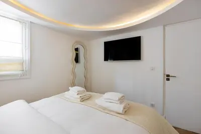 Un ou plusieurs lits dans un hébergement de l'établissement 5#New suite 6 people - Saint-Germain Notre-Dame