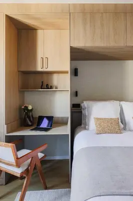 Un ou plusieurs lits dans un hébergement de l'établissement Elegant AC Studio 2P - Paris 16th Trocadero